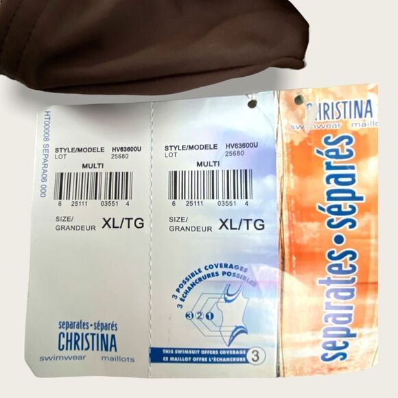 Christina Womens Bikini Bottom size XL - Picture 5 of 6